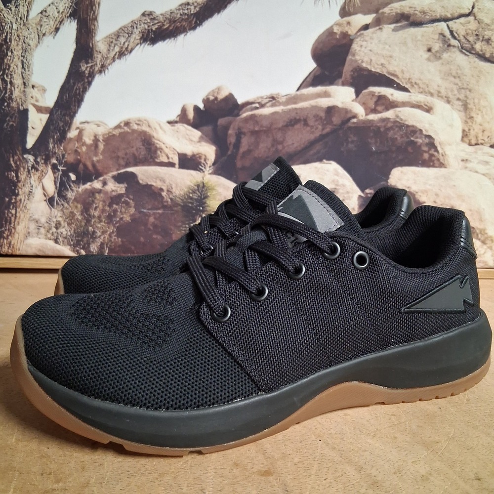 GORUCK Ballistic Trainer Sneakers Black Gum Sole Womens 8 Mens 6 Training Shoes